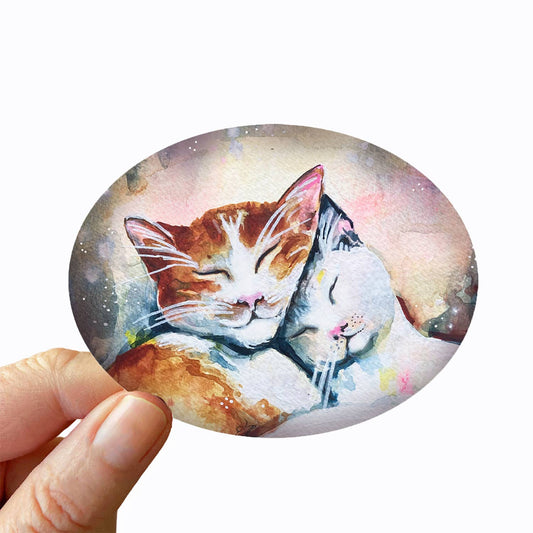 Cuddle Cats Sticker