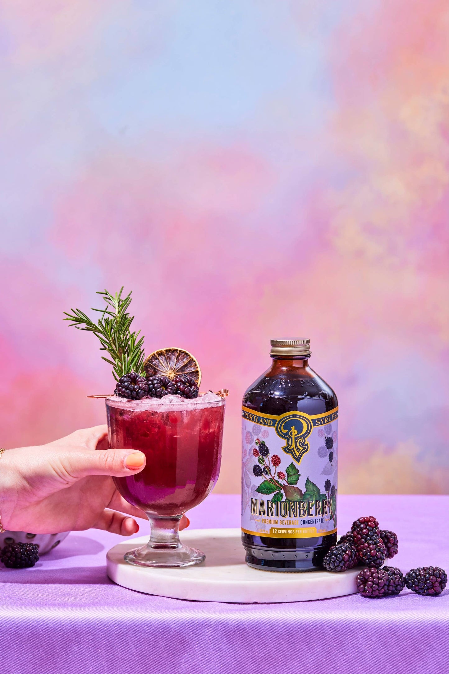 Marionberry Syrup 3.4oz - cocktail / mocktail beverage mixer