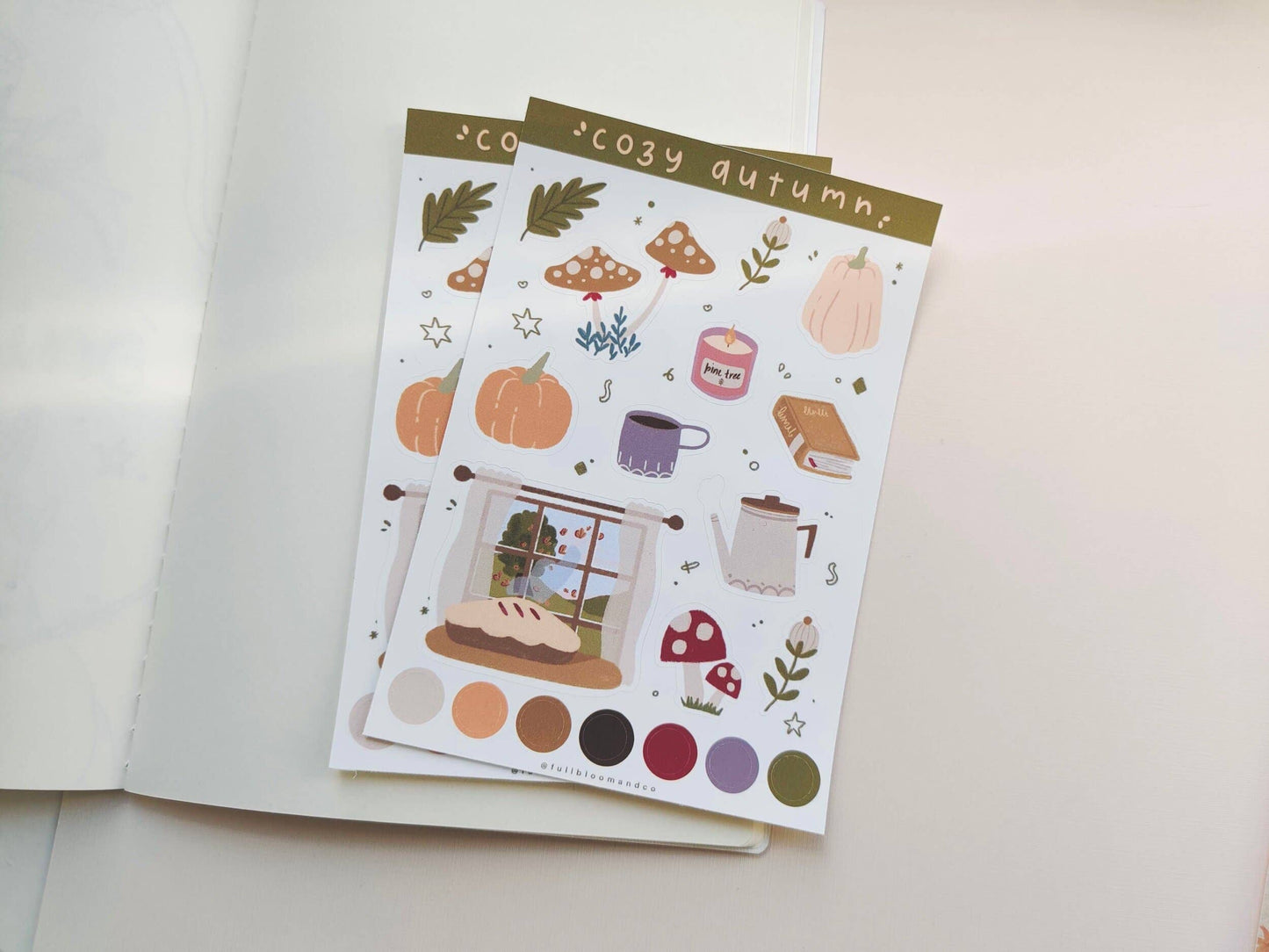 Cozy Autumn Sticker Sheet