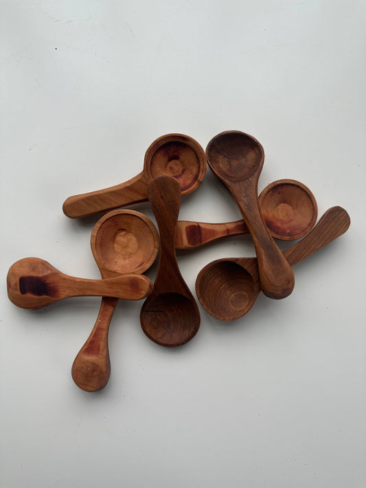 Whimsical wooden spoon