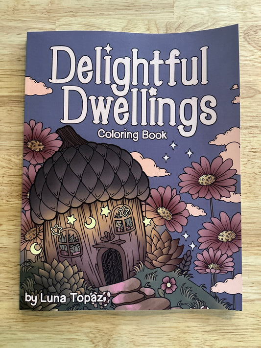 Delightful Dwellings Coloring Book