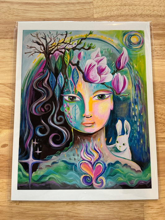 Magnolia Mother - Art Print