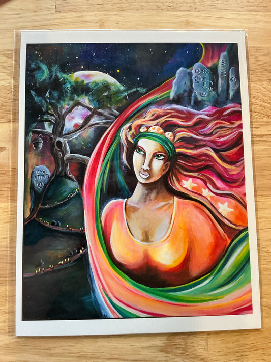 Past and Future Divine Feminine - Art Print