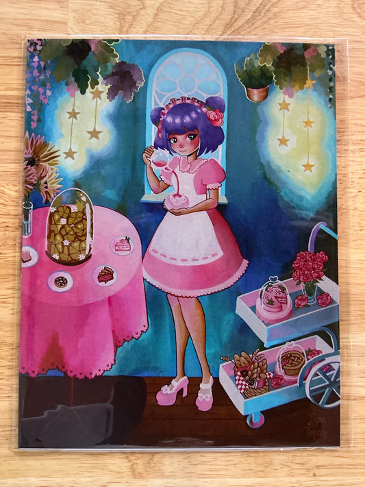 Cute Maid - 8x10 Art Print