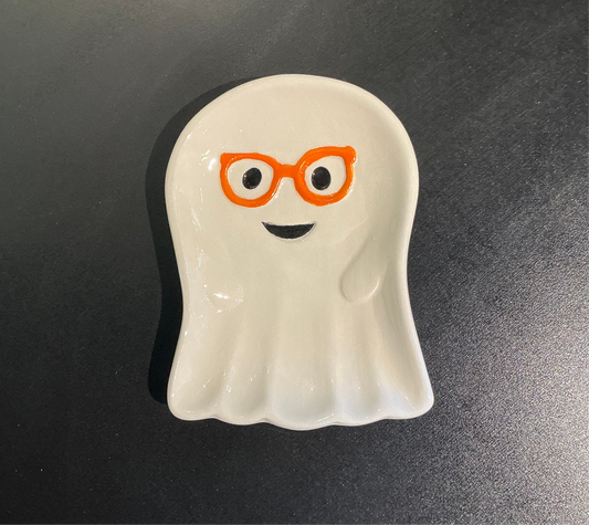 Ceramic Ghost Trinket Tray