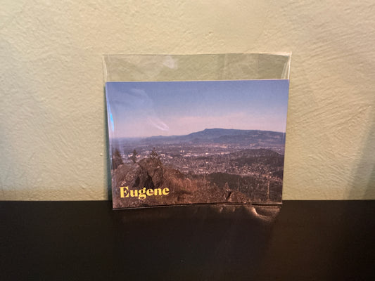 Eugene Mountain Postcard