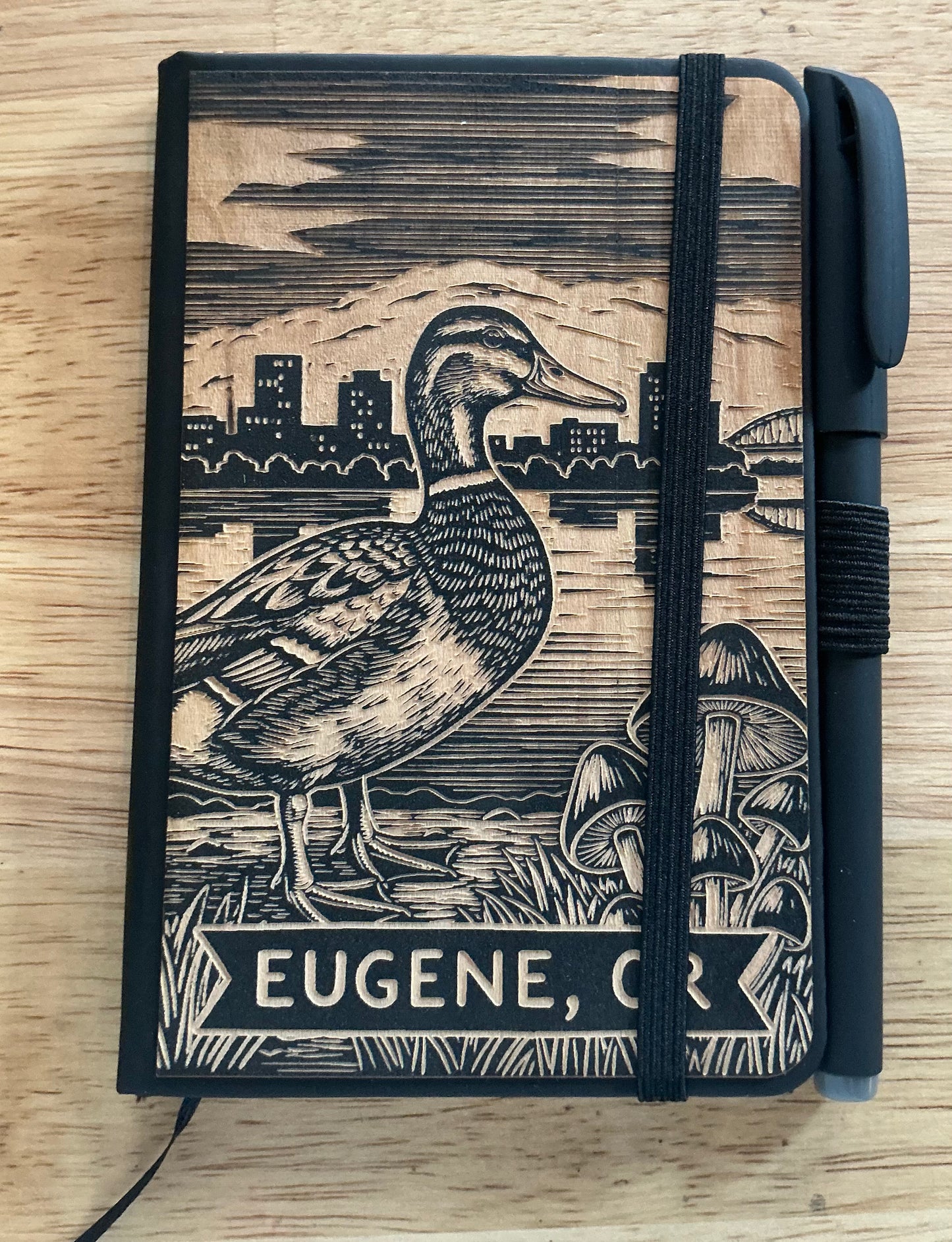 Eugene Wooden Covered Journal