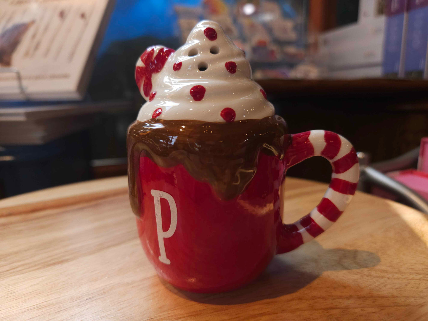 Ceramic Cocoa and Cookie Salt and Pepper Shakers