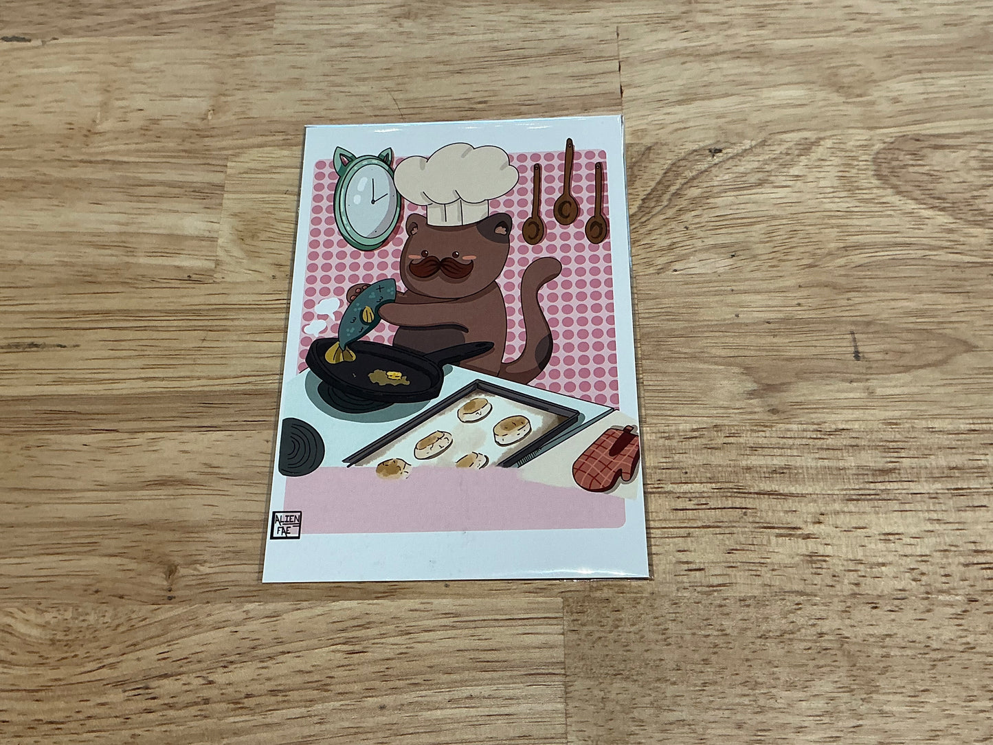 Chef Kitty Print