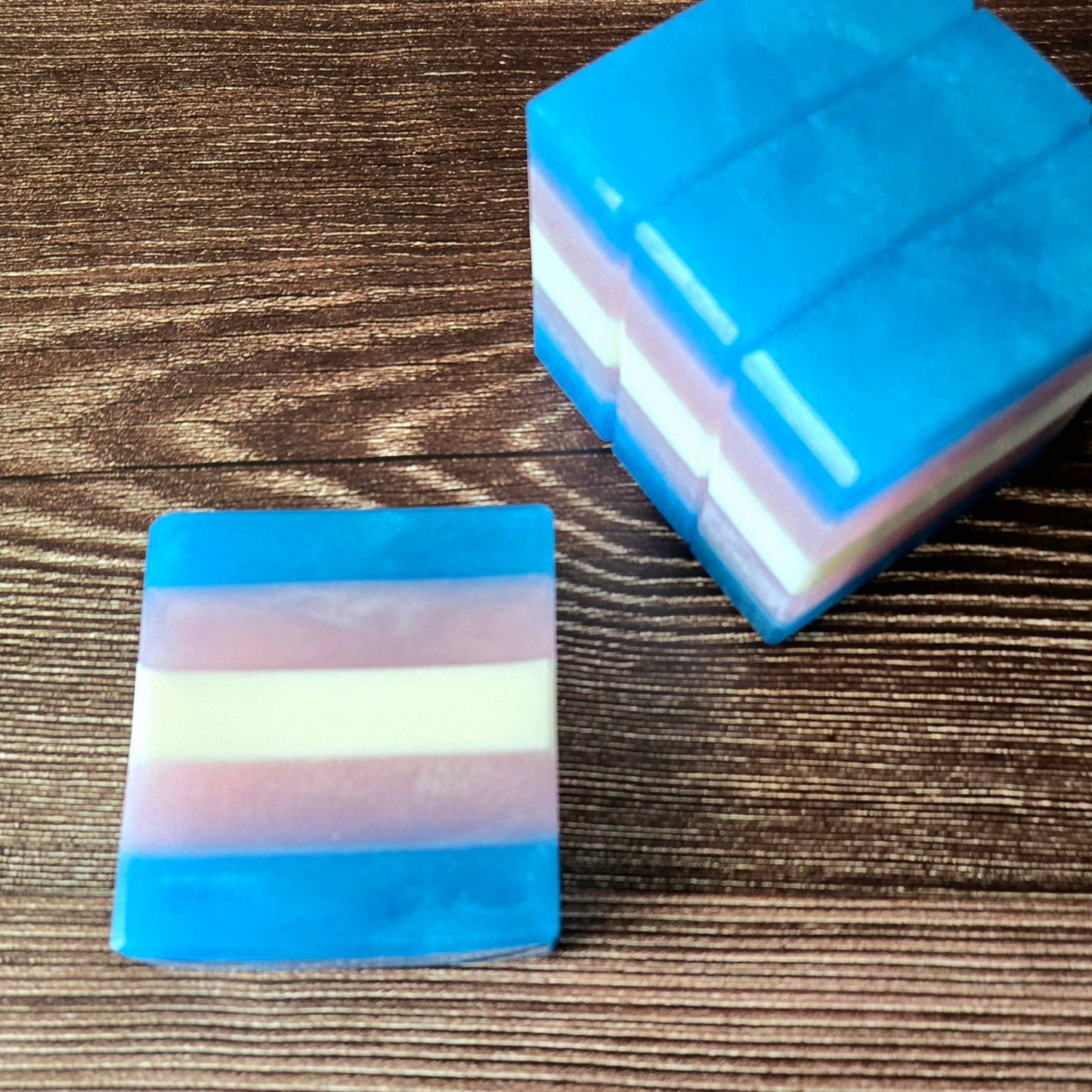 Trans Pride Flag Artisan Soap