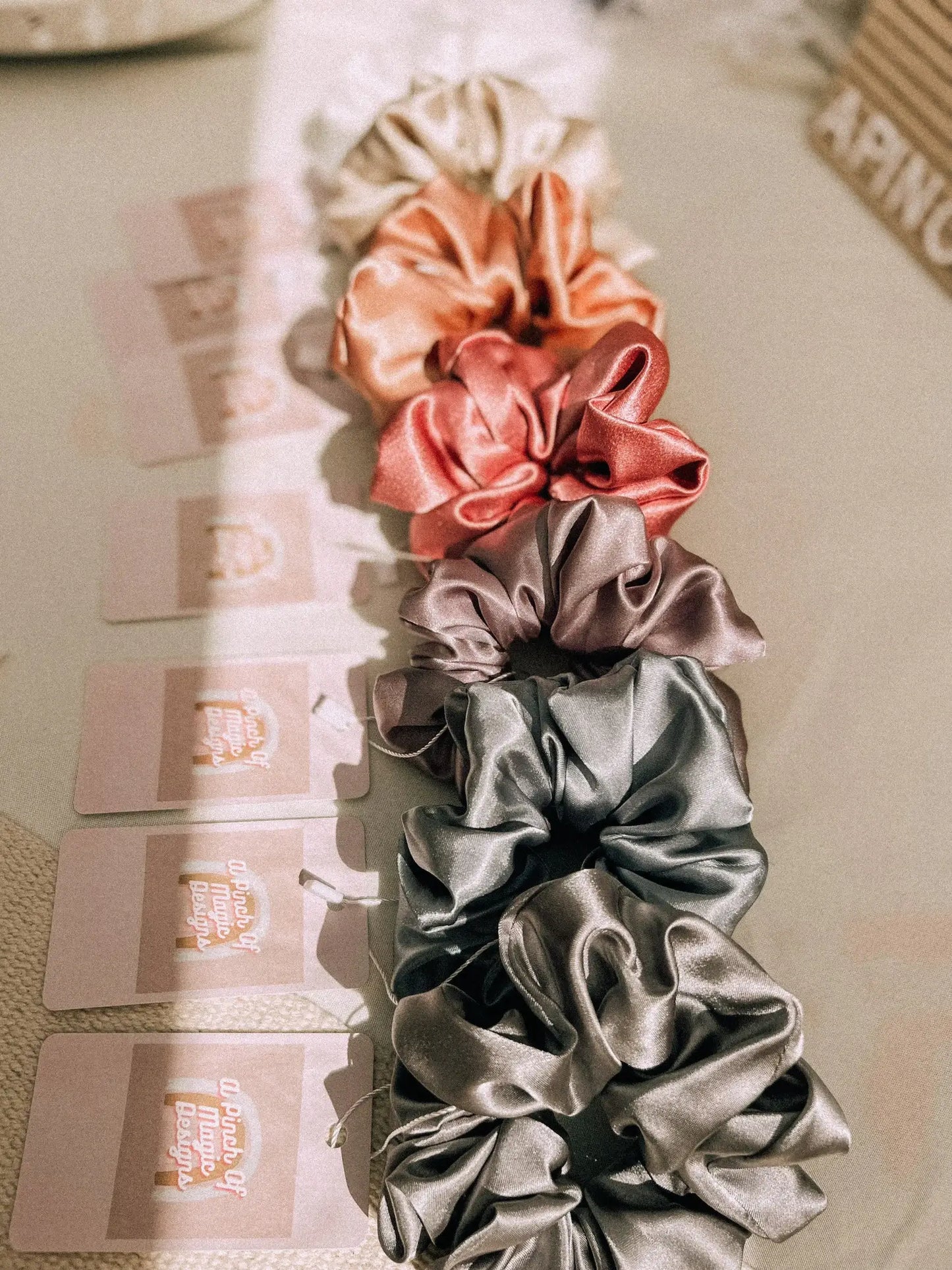 Satin Boho Vegan Scrunchies Trendy