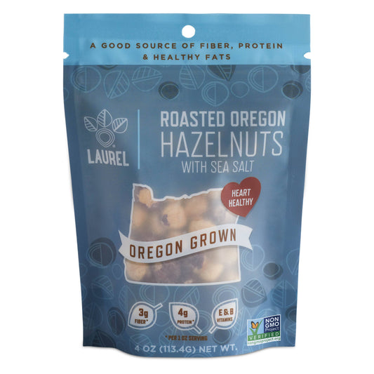 Hazelnut Kernels, Roasted And Salted, 4 oz