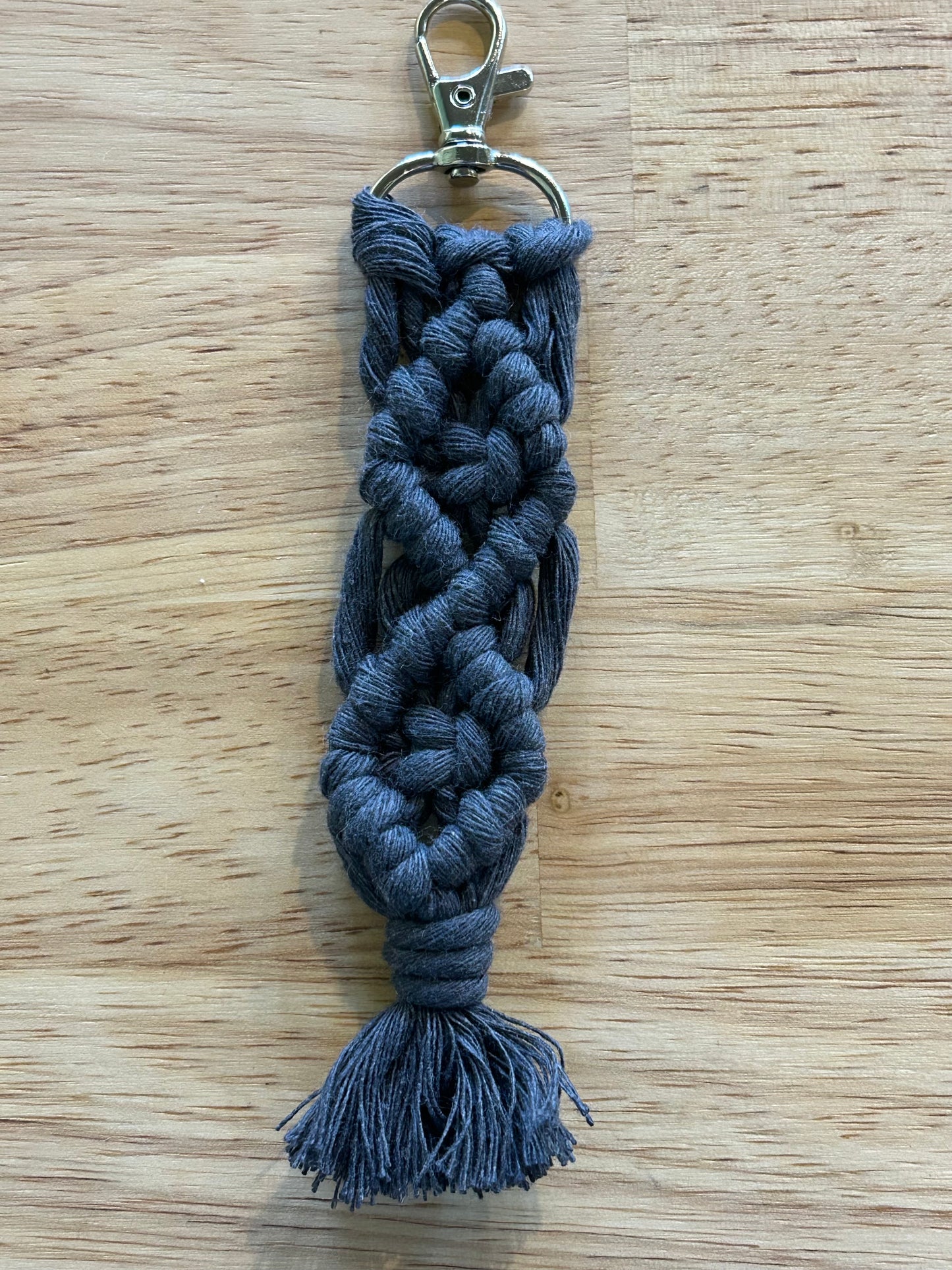Handmade Macrame Boho Keychain