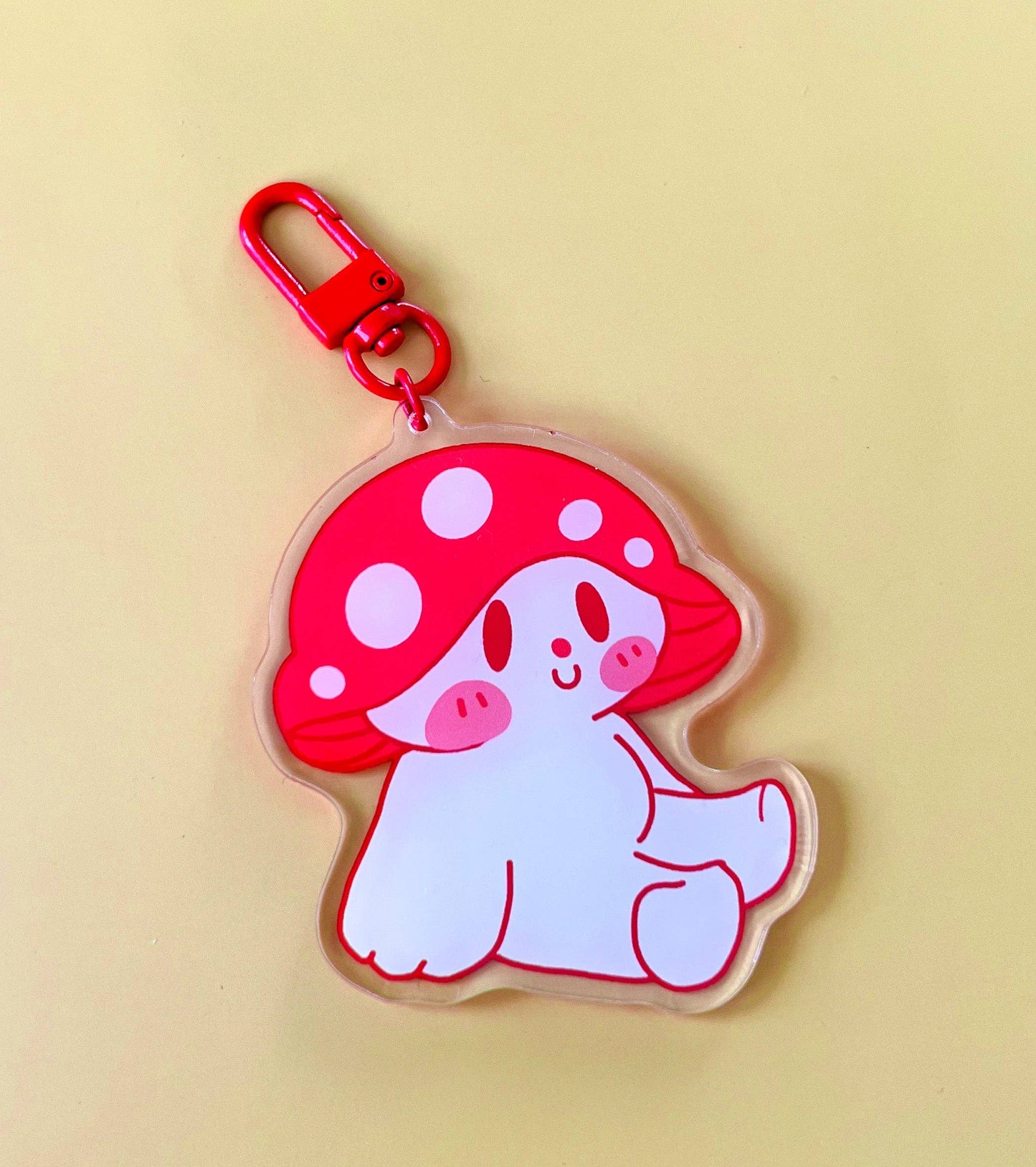 Sitting Marshall Keychain