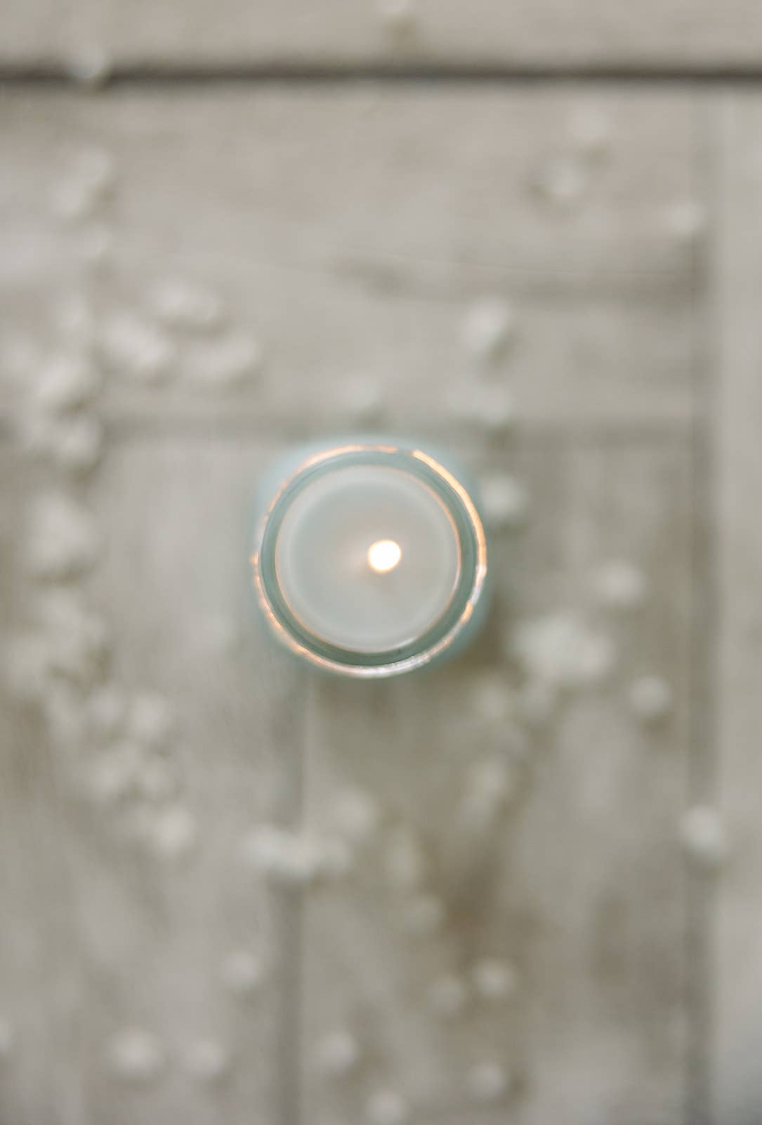 2 oz Mini Mason Frosted Snowman Soy Jar Candle