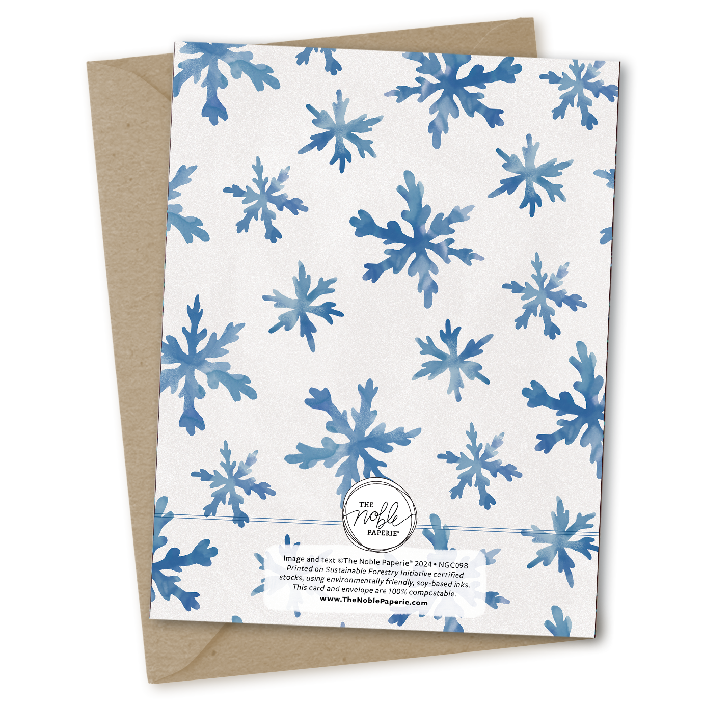 Wishing You Wonder | Whimsical Snowglobe Winter Holiday Card