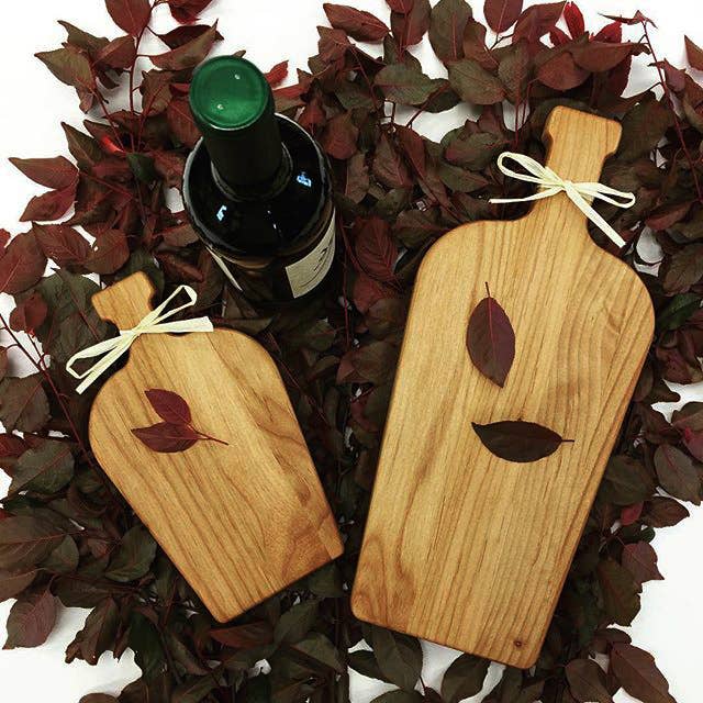 Mini Wine Bottle Board - Plain