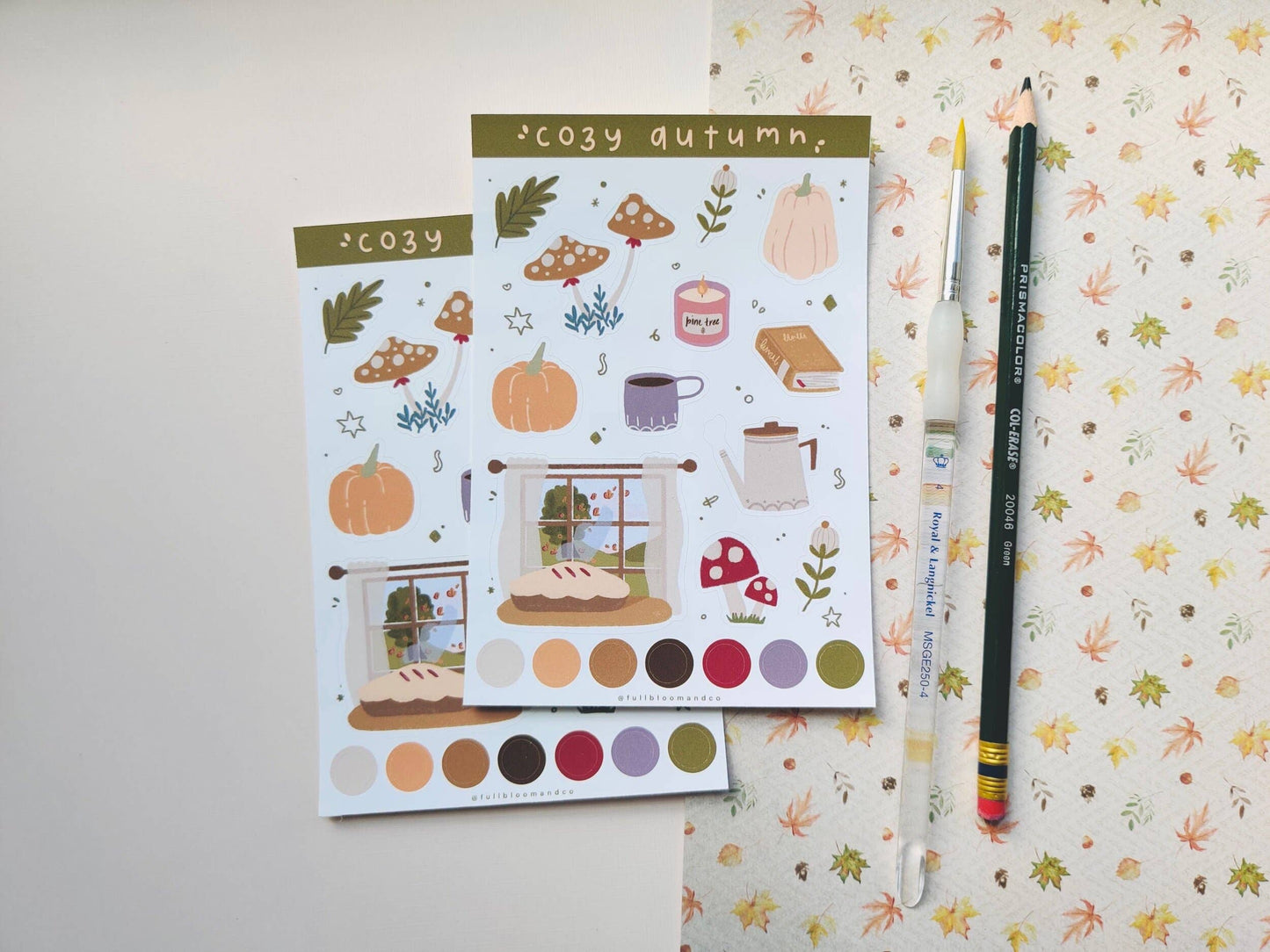 Cozy Autumn Sticker Sheet