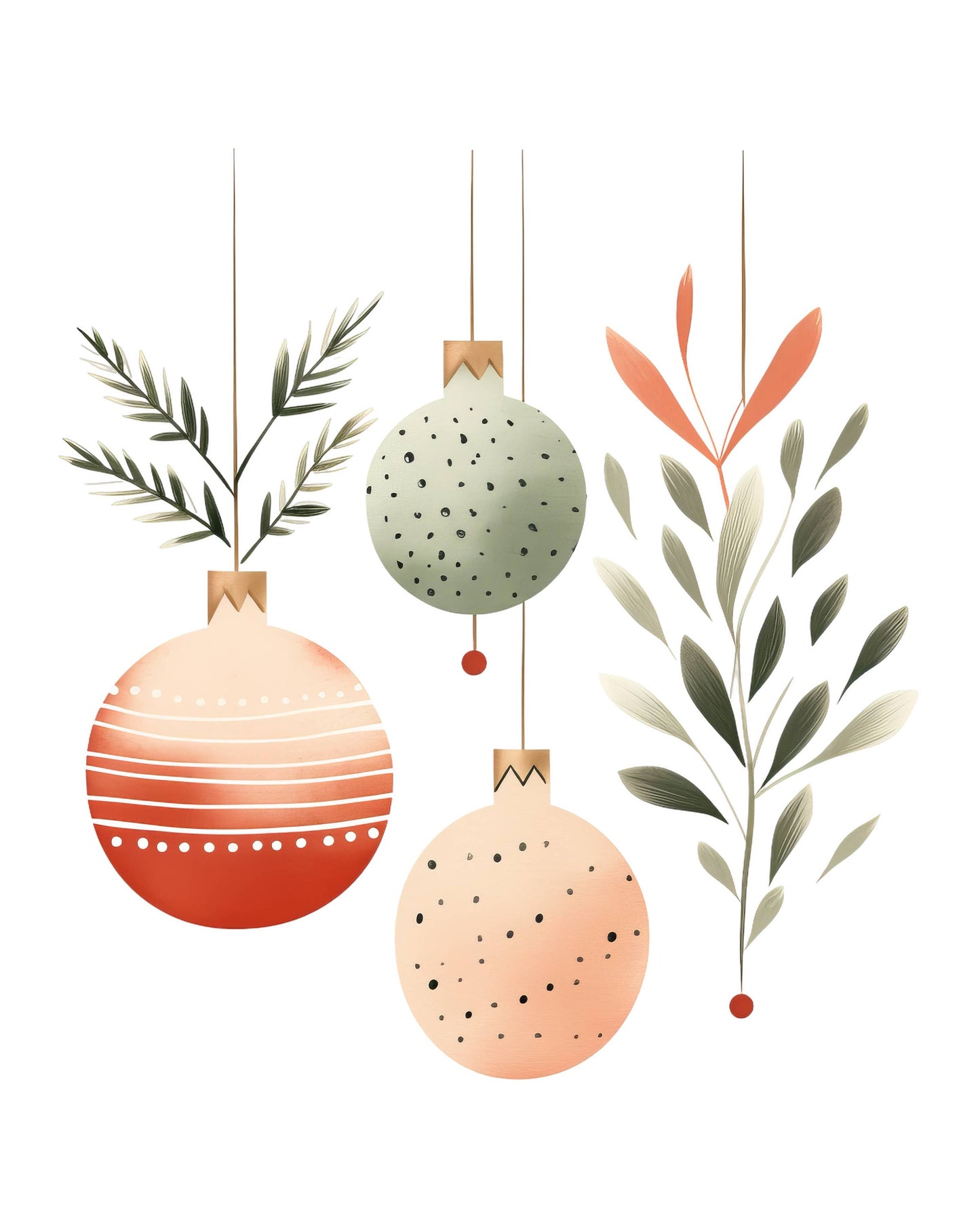 Limited Edition, All in One Watercolor Kit- Holiday Ornaments