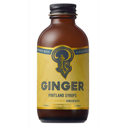 Ginger Syrup 3.4oz  - cocktail / mocktail beverage mixer