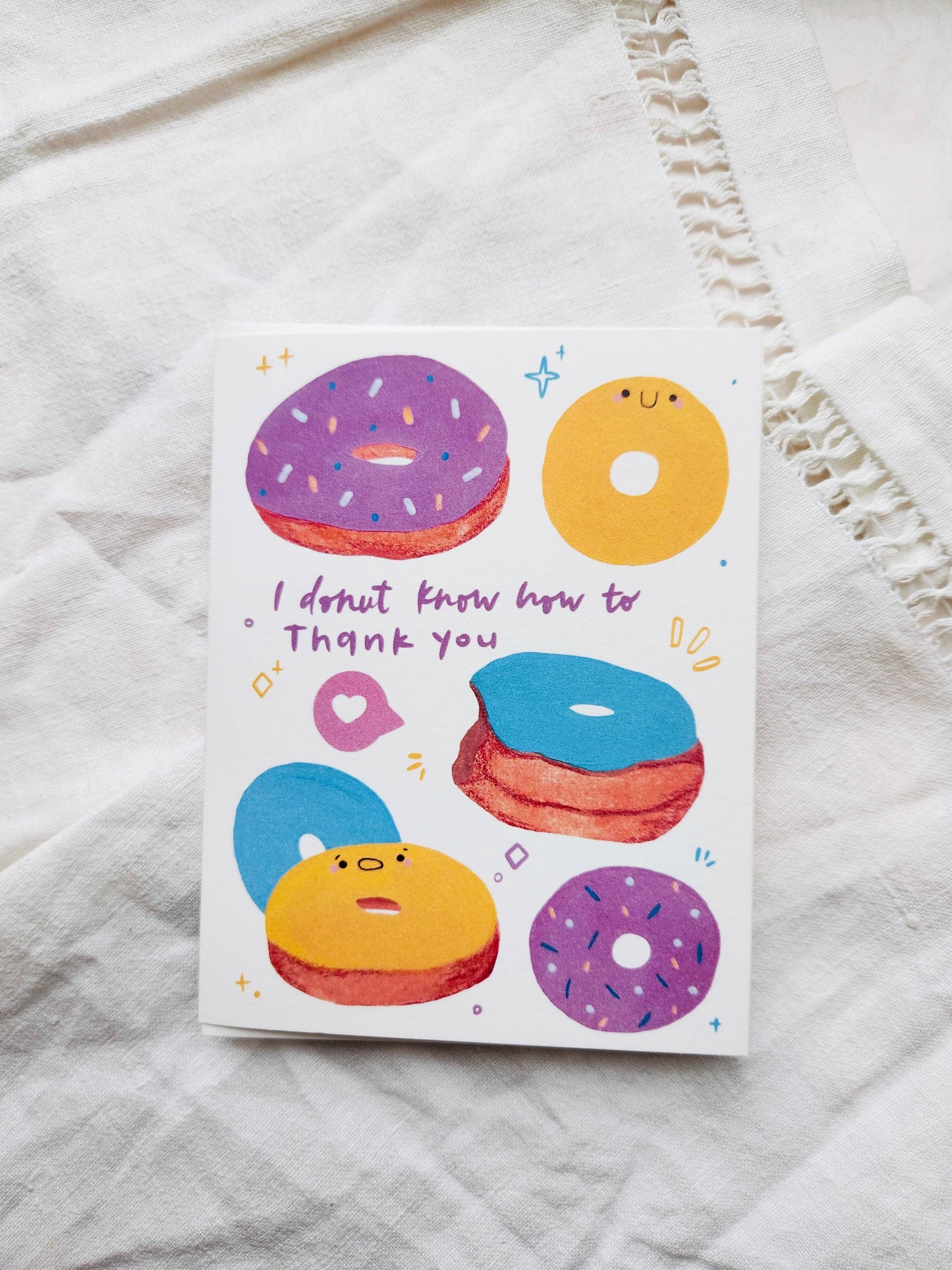 I Donut Know How to Thank You Greeting Card