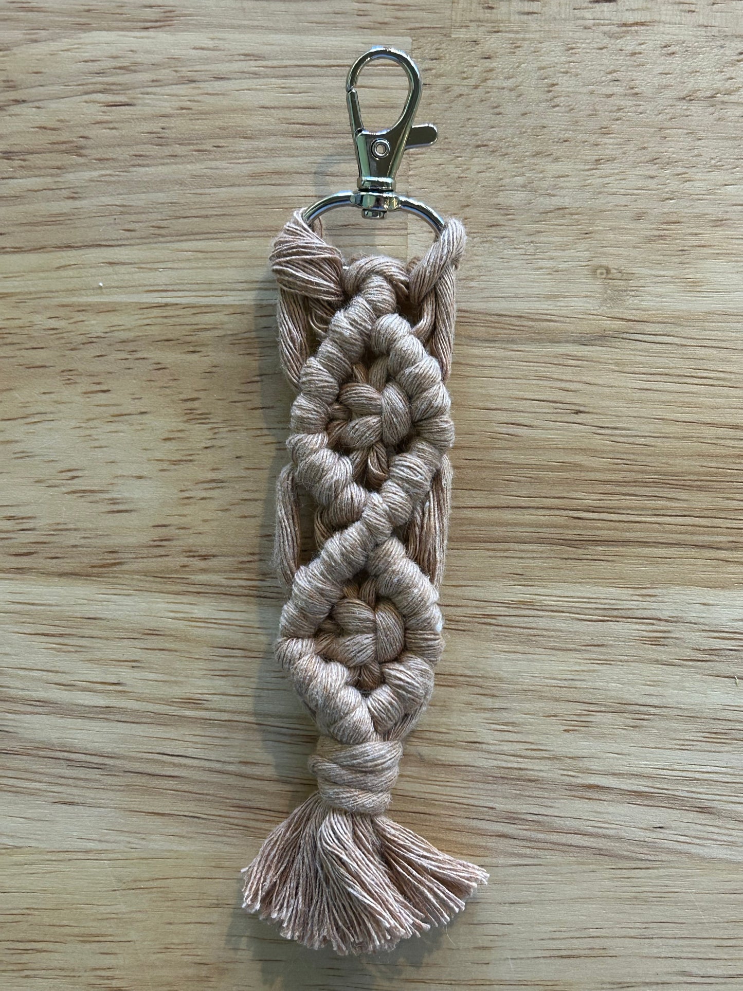 Handmade Macrame Boho Keychain