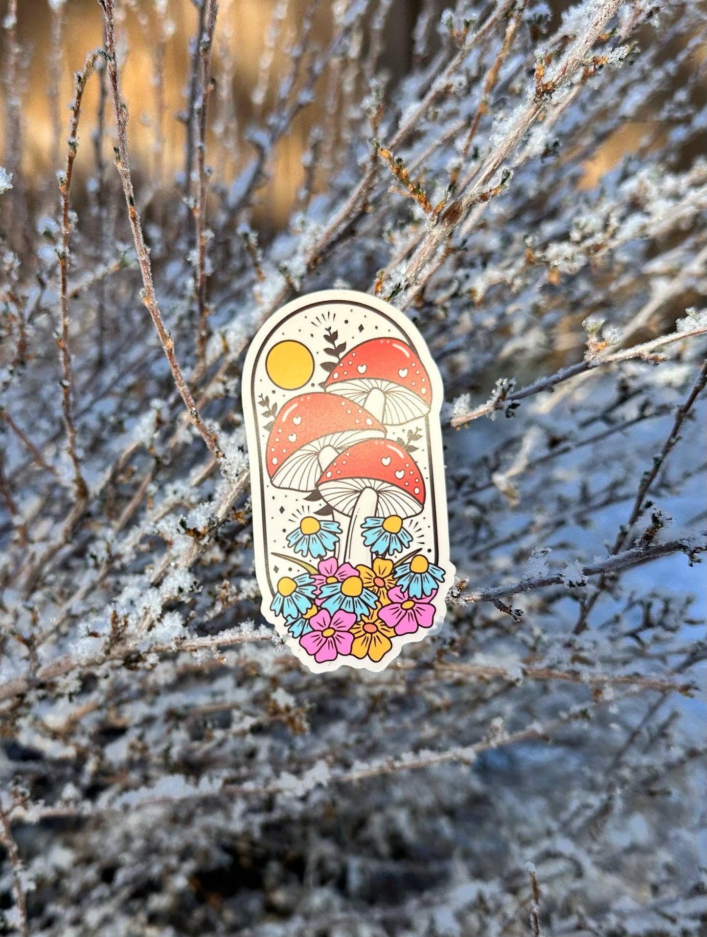 Wild Mushrooms - Vinyl Sticker