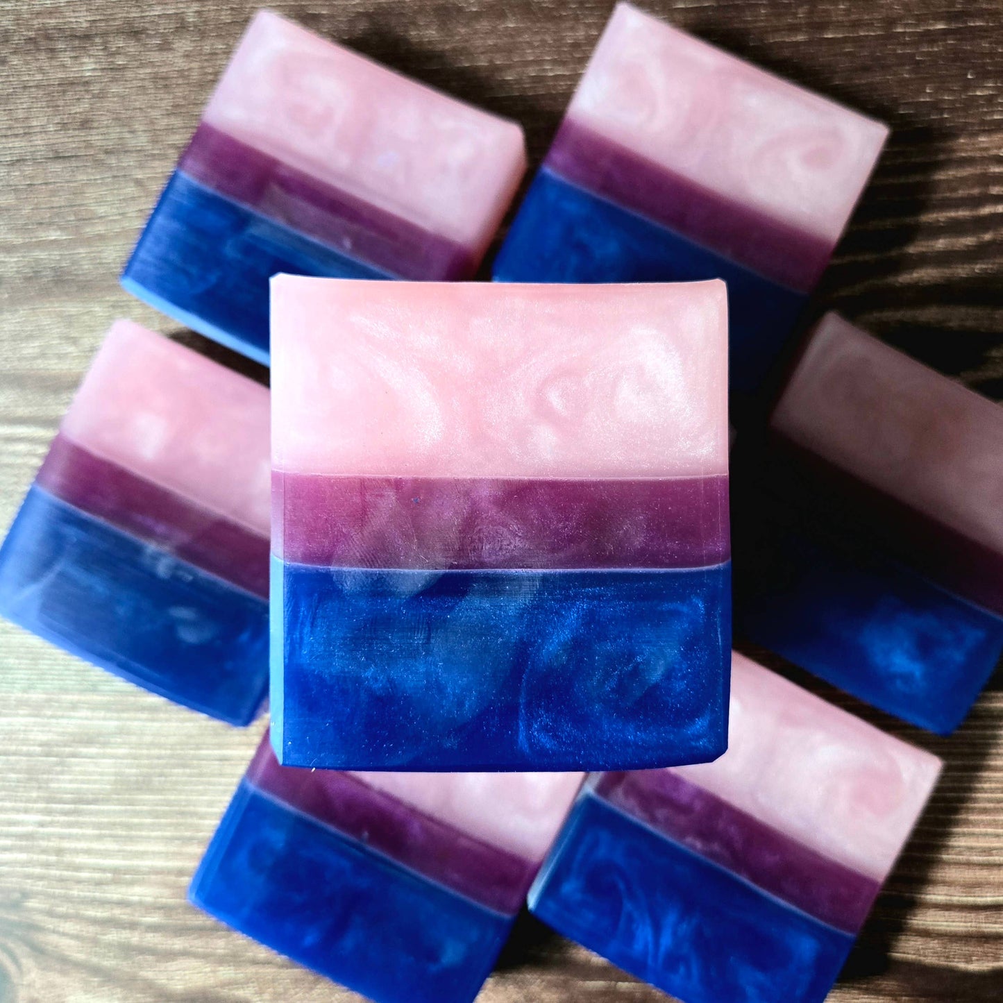 Bisexual Pride Flag Artisan Soap