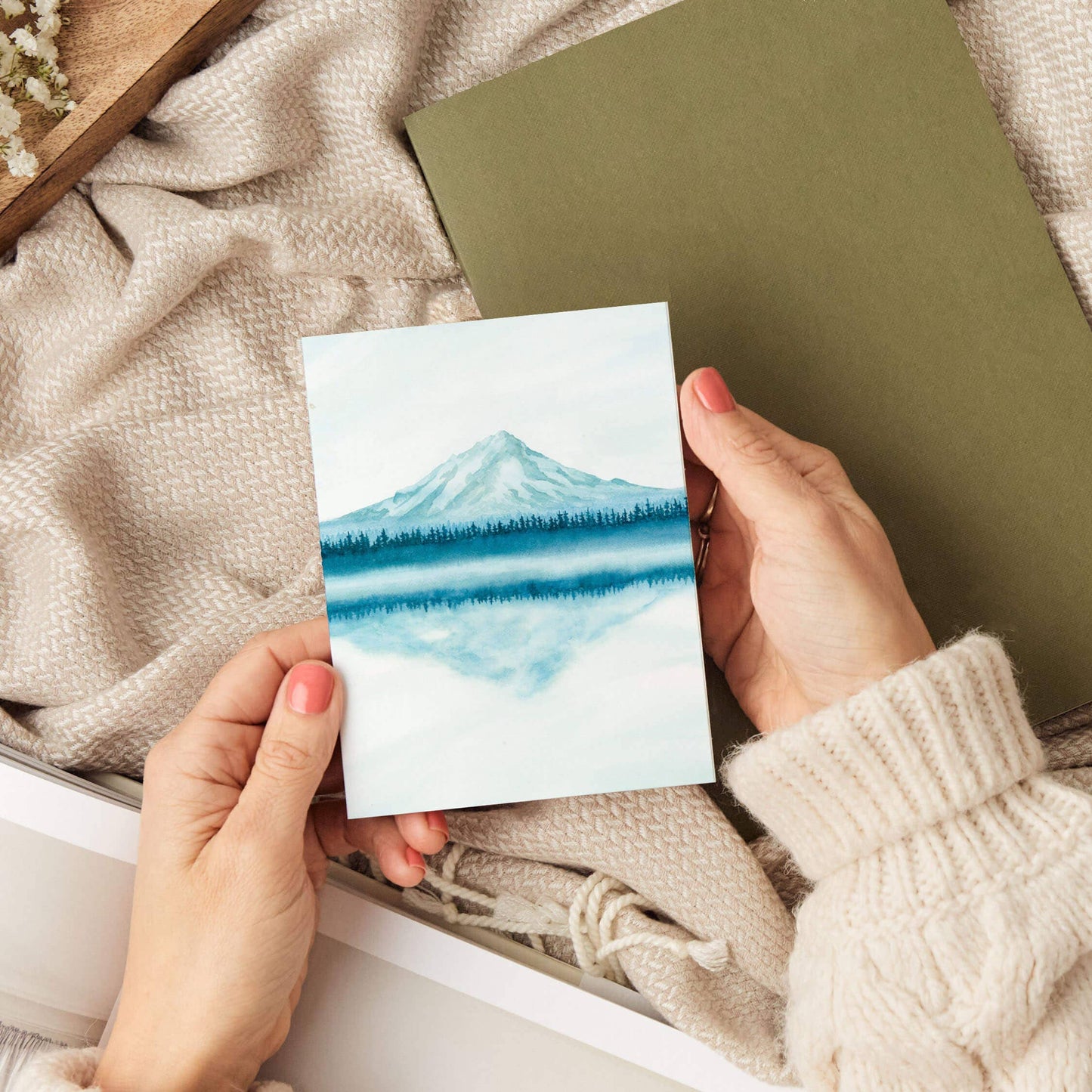 Misty Mountain Greeting Card