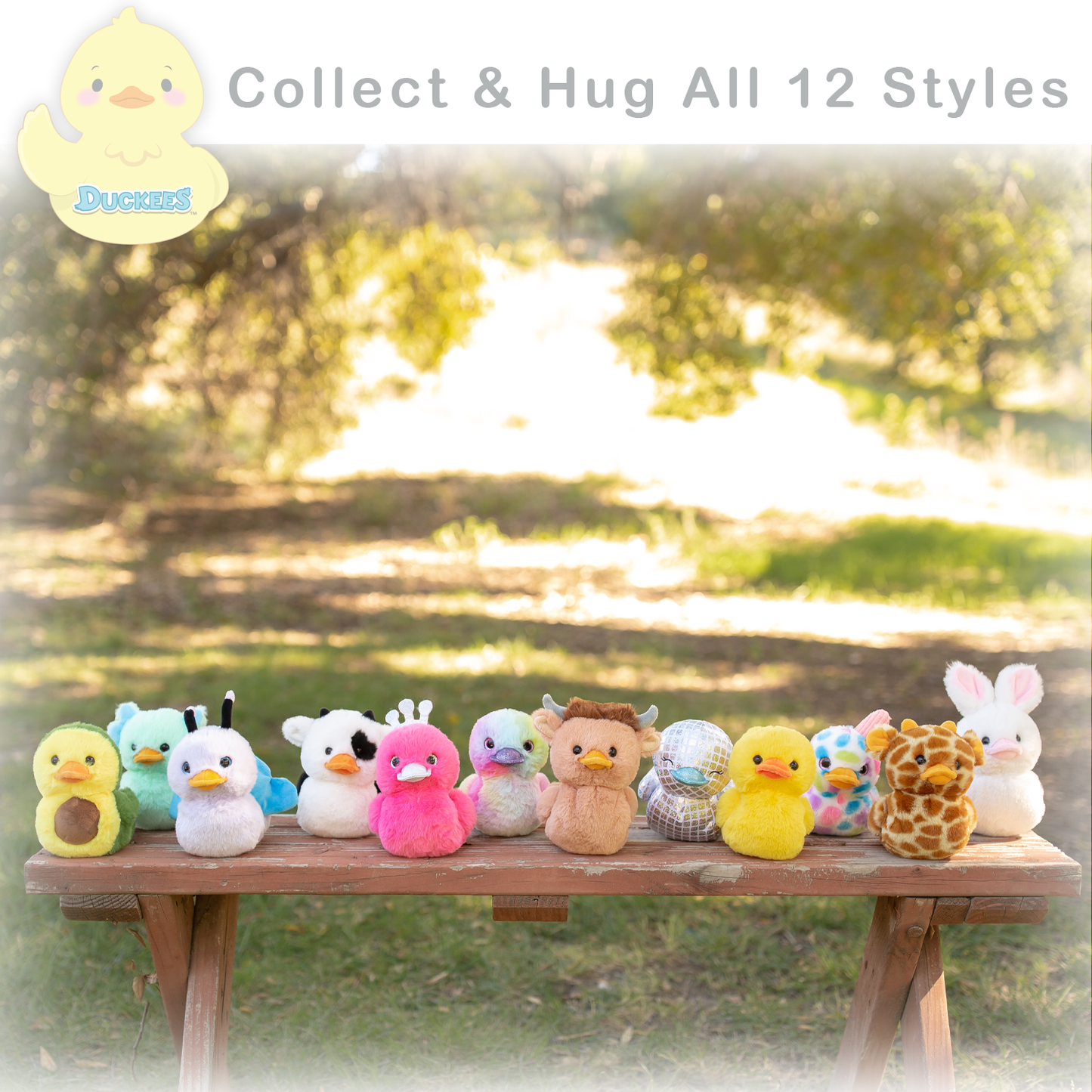 World's Softest Plush - 7" Rainbow Plush Duckee Duck