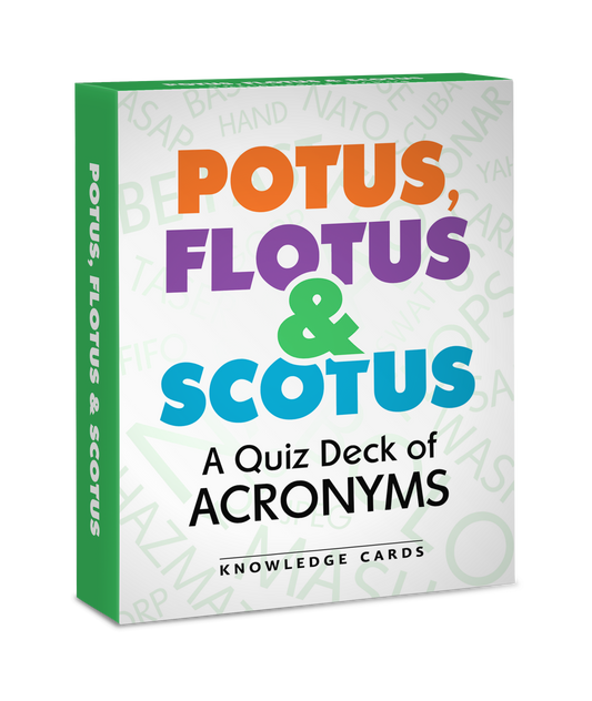 POTUS, FLOTUS & SCOTUS Knowledge Cards