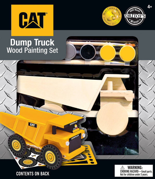 CAT - Caterpillar Dump Truck Wood Paint Kit