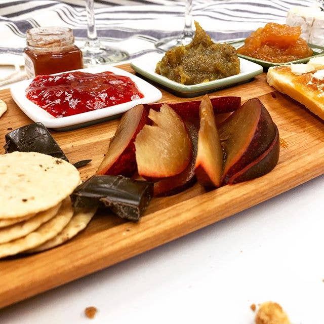 Tasting Board with Olive Branch Bowls
