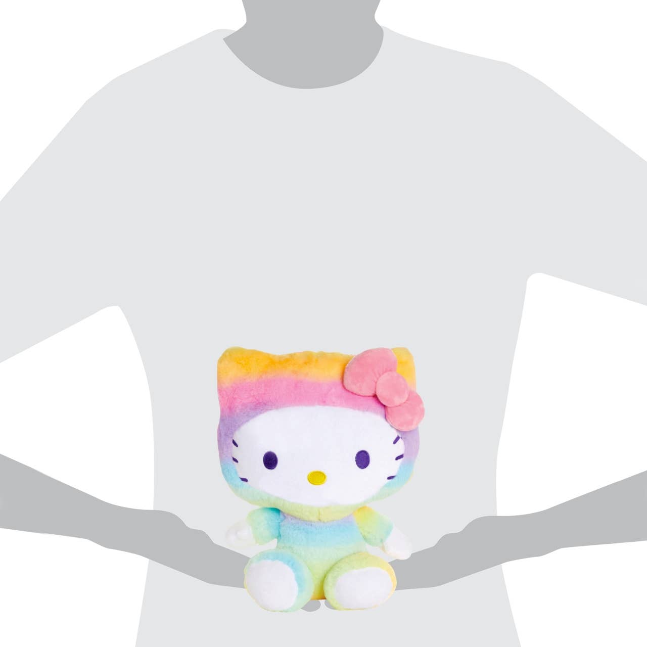 Hello Kitty Plush - Rainbow Sherbet