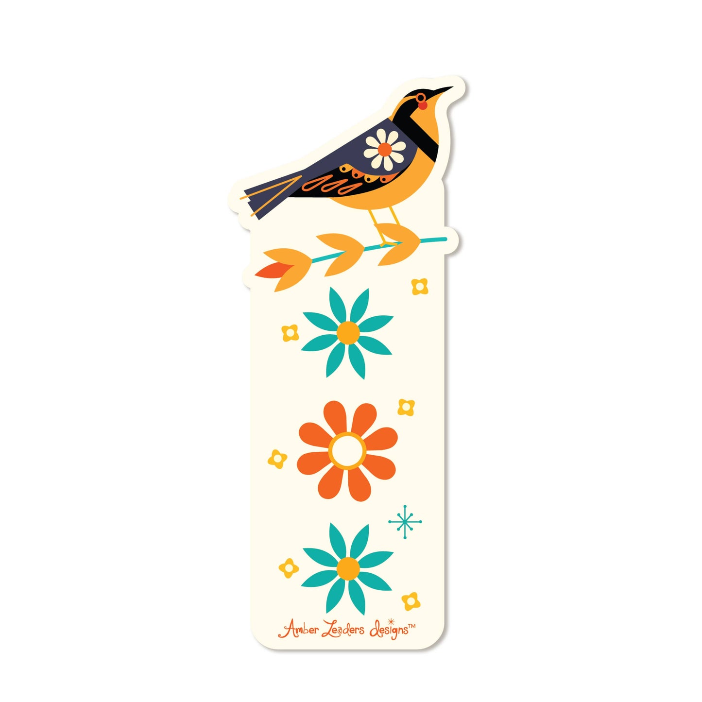 Thrush Die Cut Bookmark