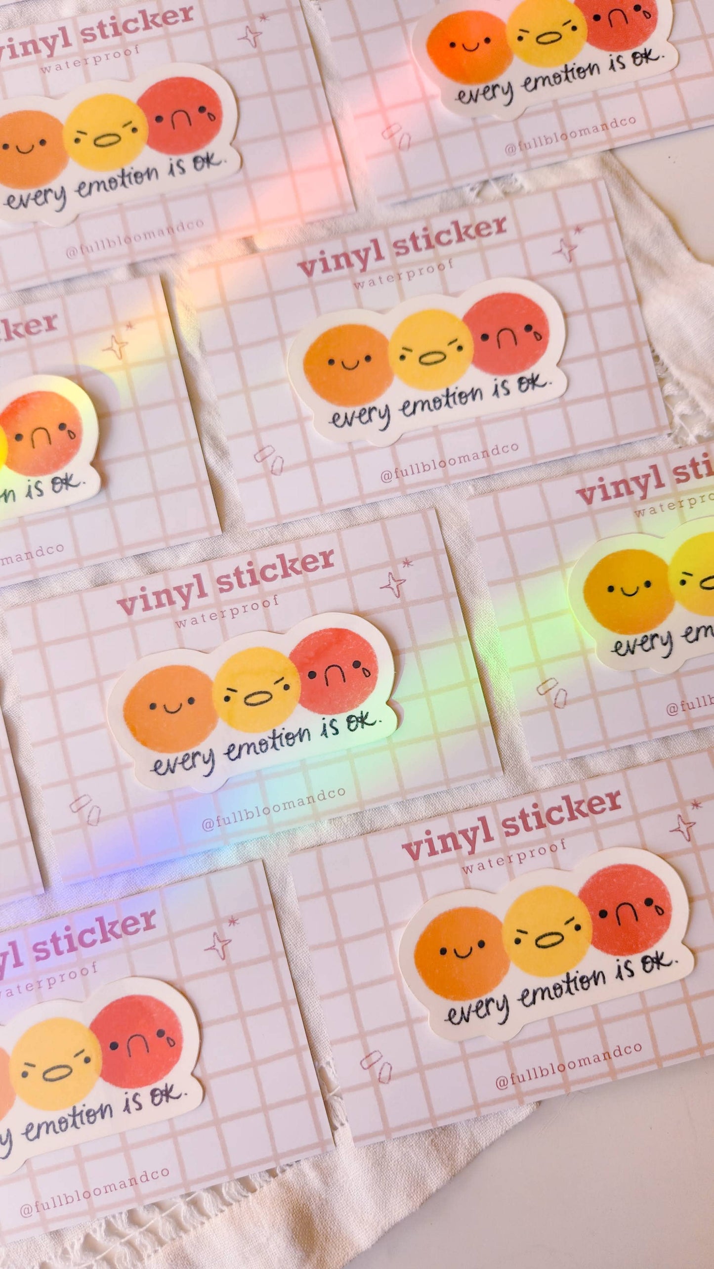 Every Emotion Is OK Die Cut Vinyl Sticker