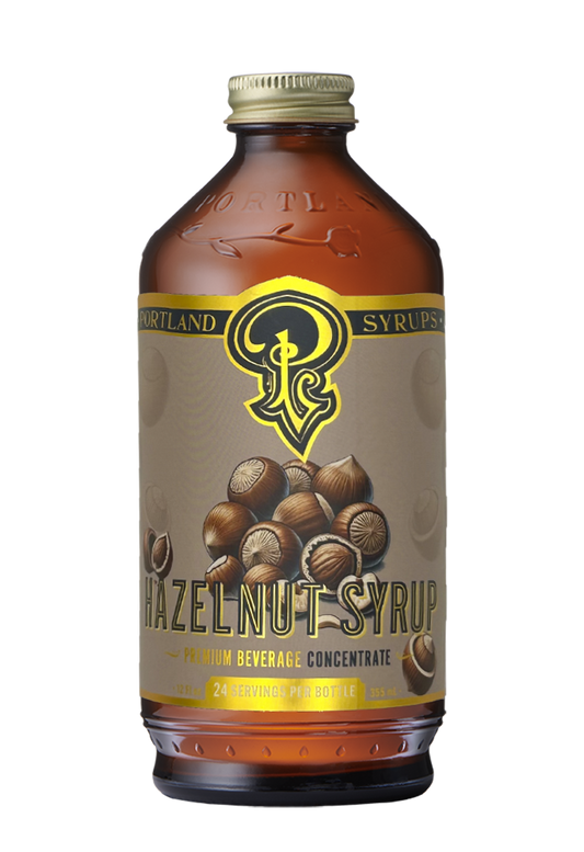 Hazelnut Syrup 12 oz - Coffee Syrup