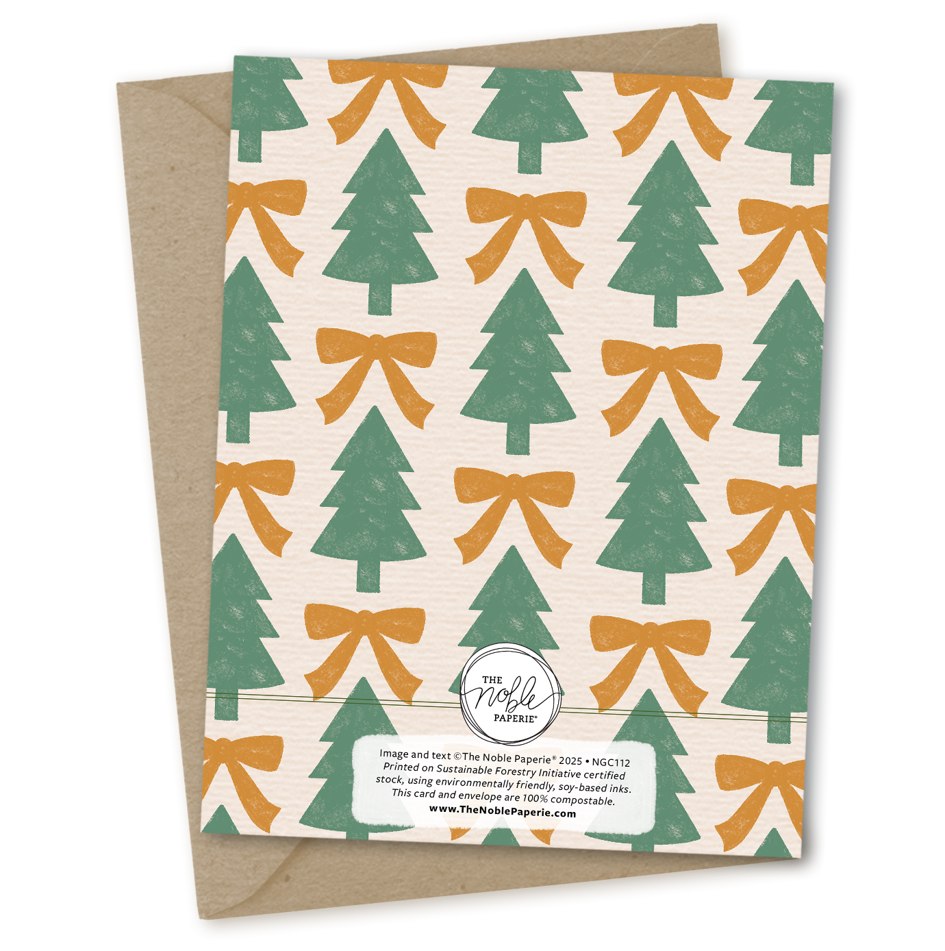 Christmas Hand Lettered | Modern Christmas Holiday Card