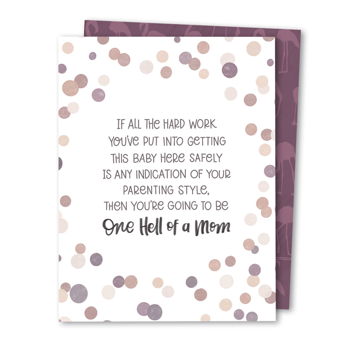 Hard Work | IVF Infertility Support Mother New Baby Card