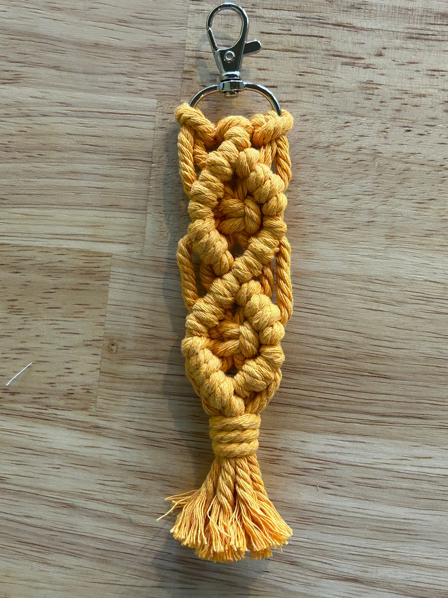 Handmade Macrame Boho Keychain