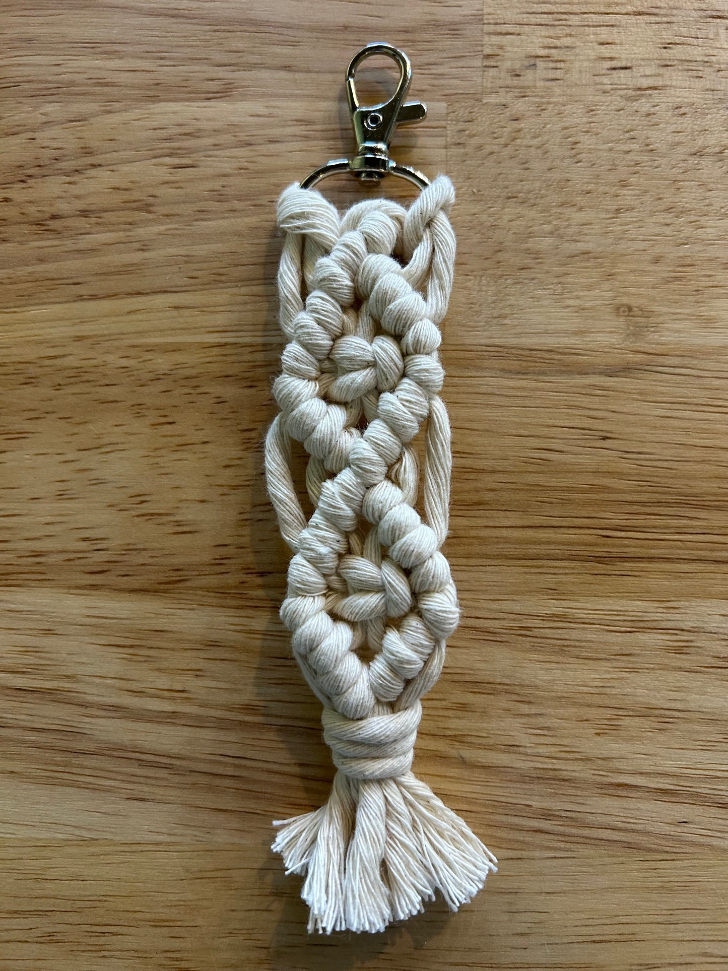 Handmade Macrame Boho Keychain