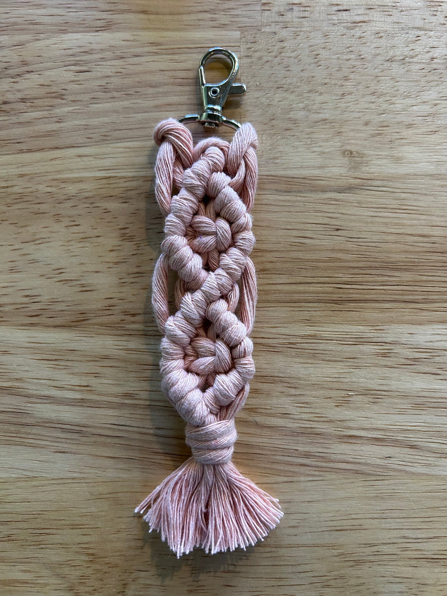 Handmade Macrame Boho Keychain