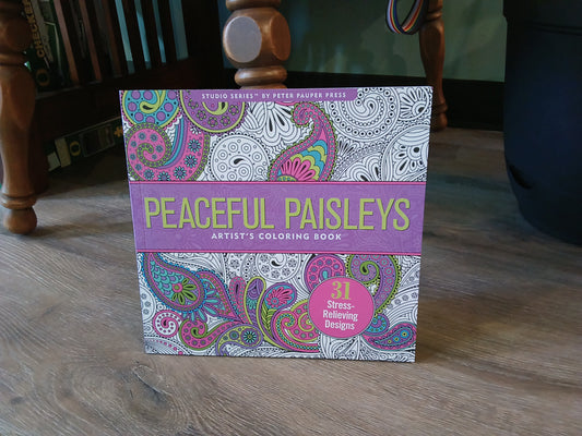 Peaceful Paisley Coloring Book