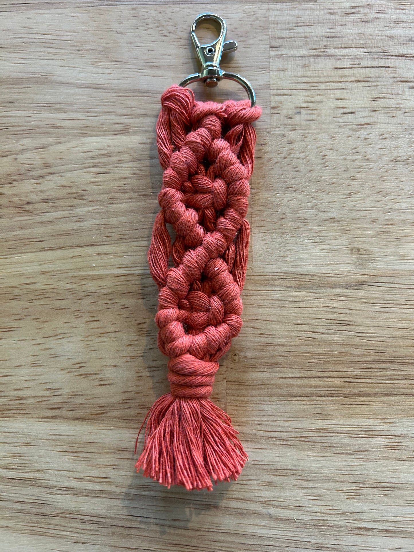 Handmade Macrame Boho Keychain