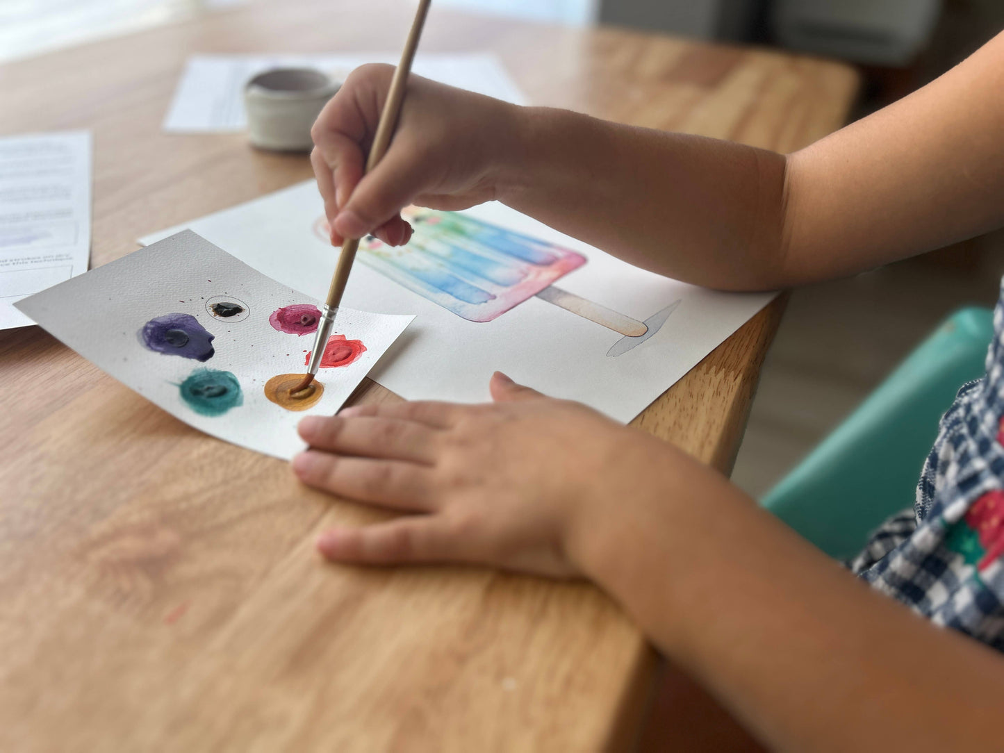 Kids' All-In-One Watercolor Kit – Happy Ice Cream