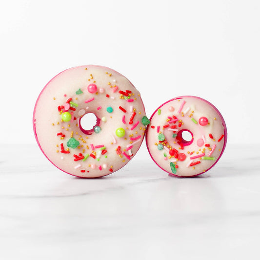 Cranberry Prosecco Donut Bath Bomb