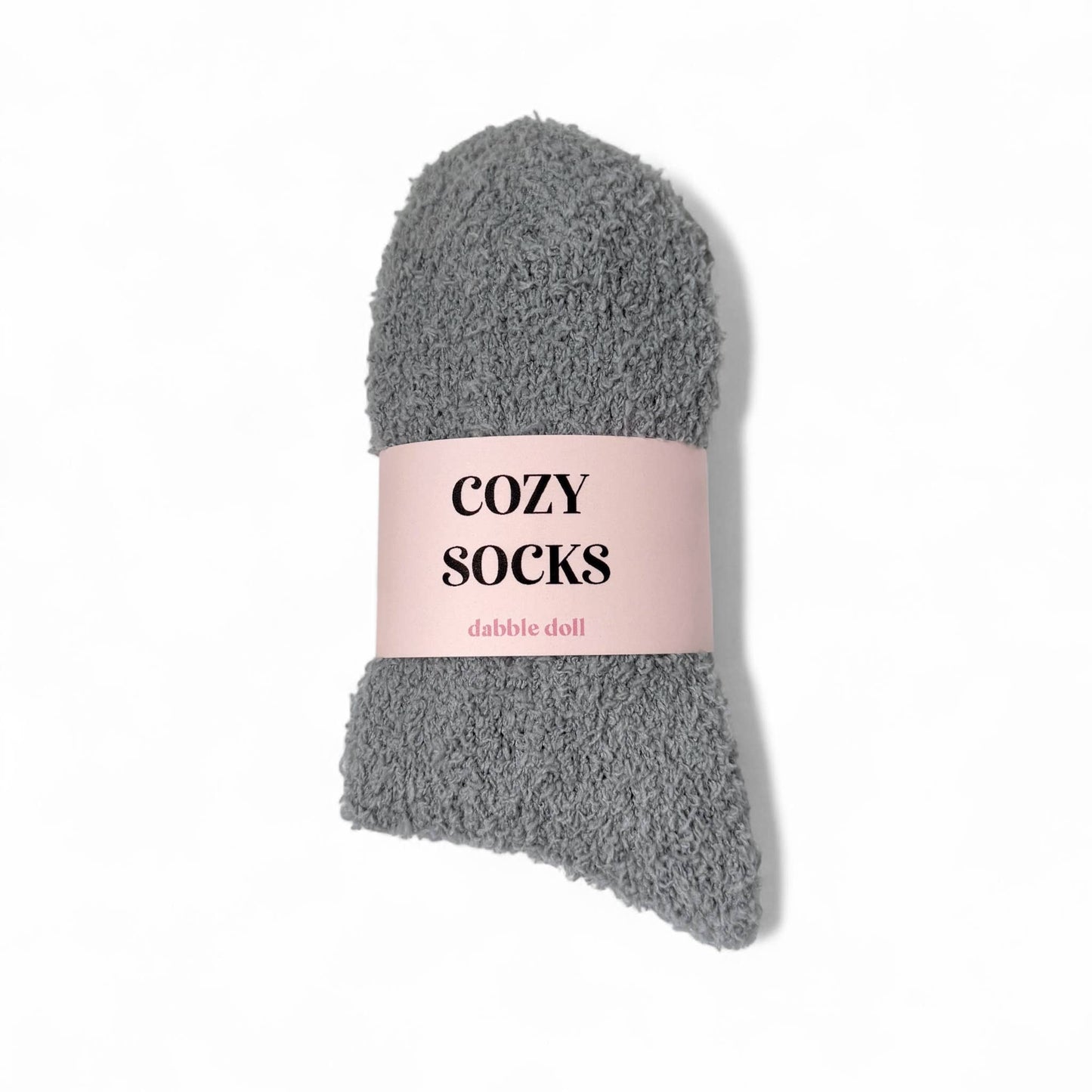 Grey Cozy Cloud Socks
