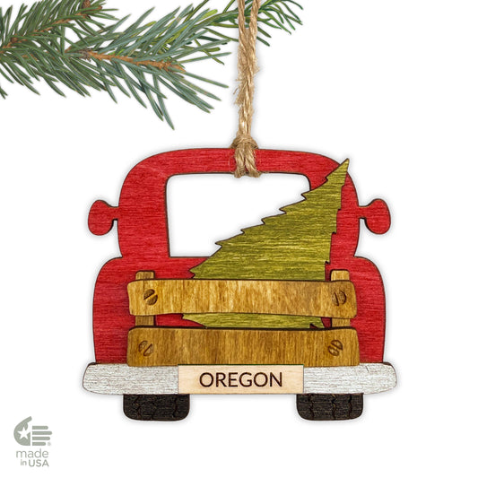 Classic Red Truck Ornaments