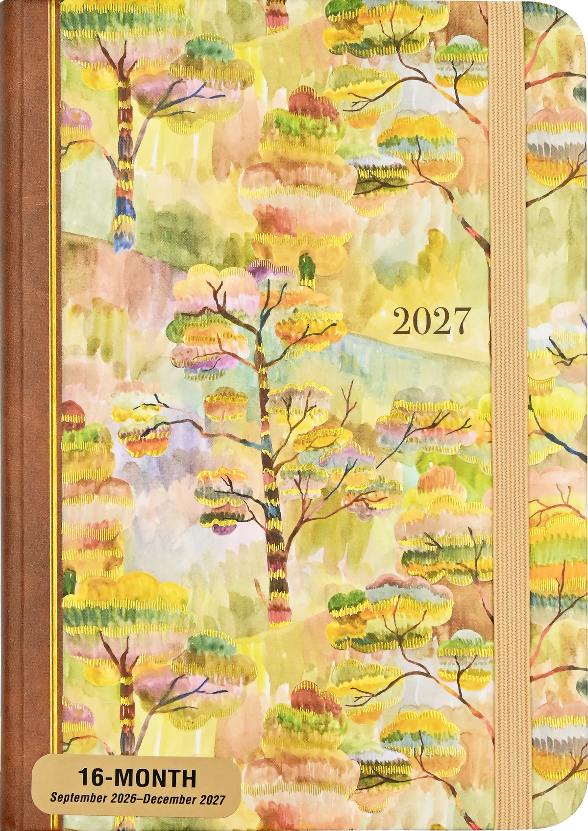 2027 Watercolor Treescape Weekly Planner