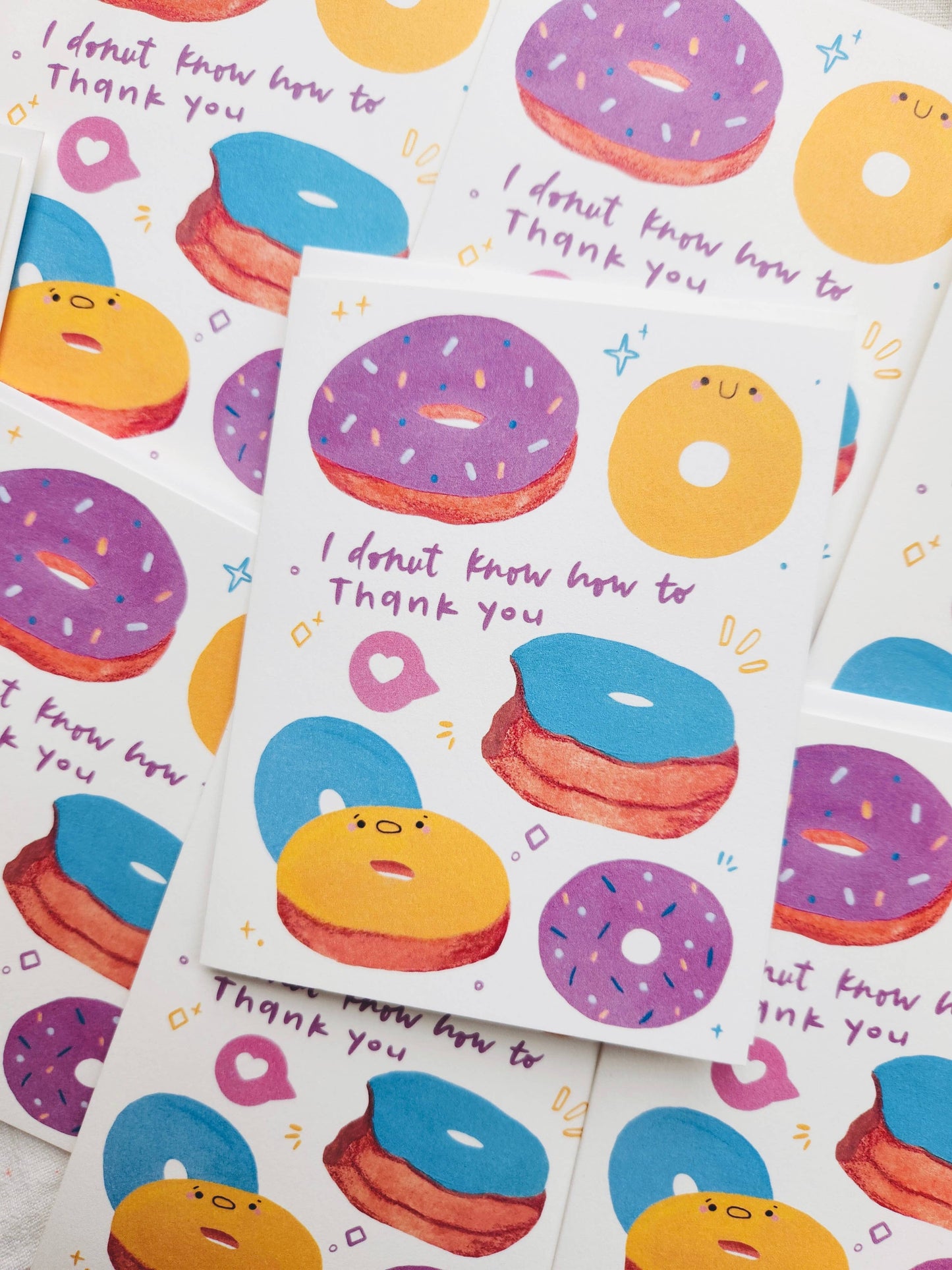I Donut Know How to Thank You Greeting Card